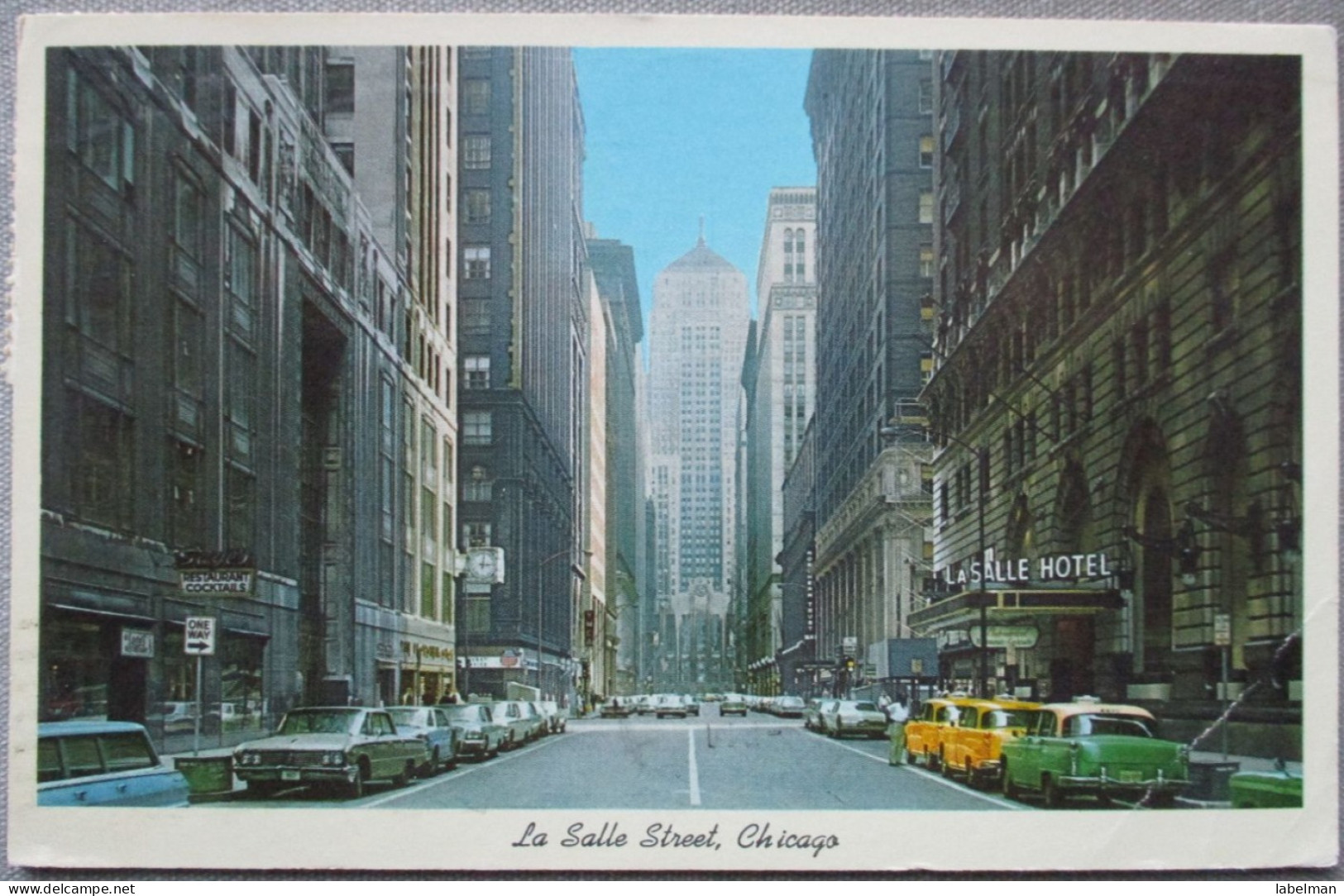 USA UNITED STATES CHICAGO LA SALLE HOTEL STREET KARTE CARD POSTCARD CARTE POSTALE ANSICHTSKARTE CARTOLINA POSTKARTE - Atlanta