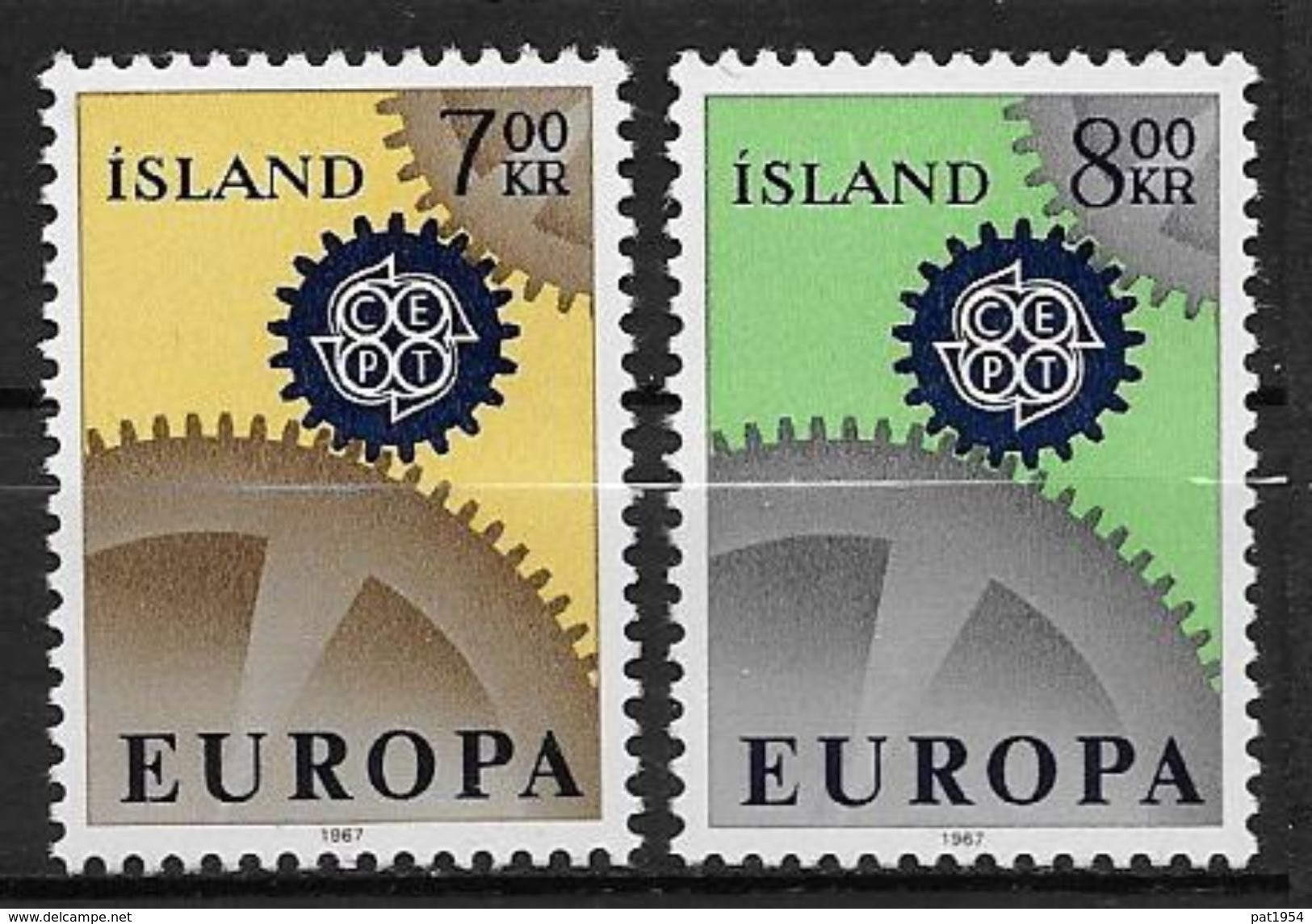 Islande 1967 N° 364/365  Neufs ** MNH Europa - Neufs