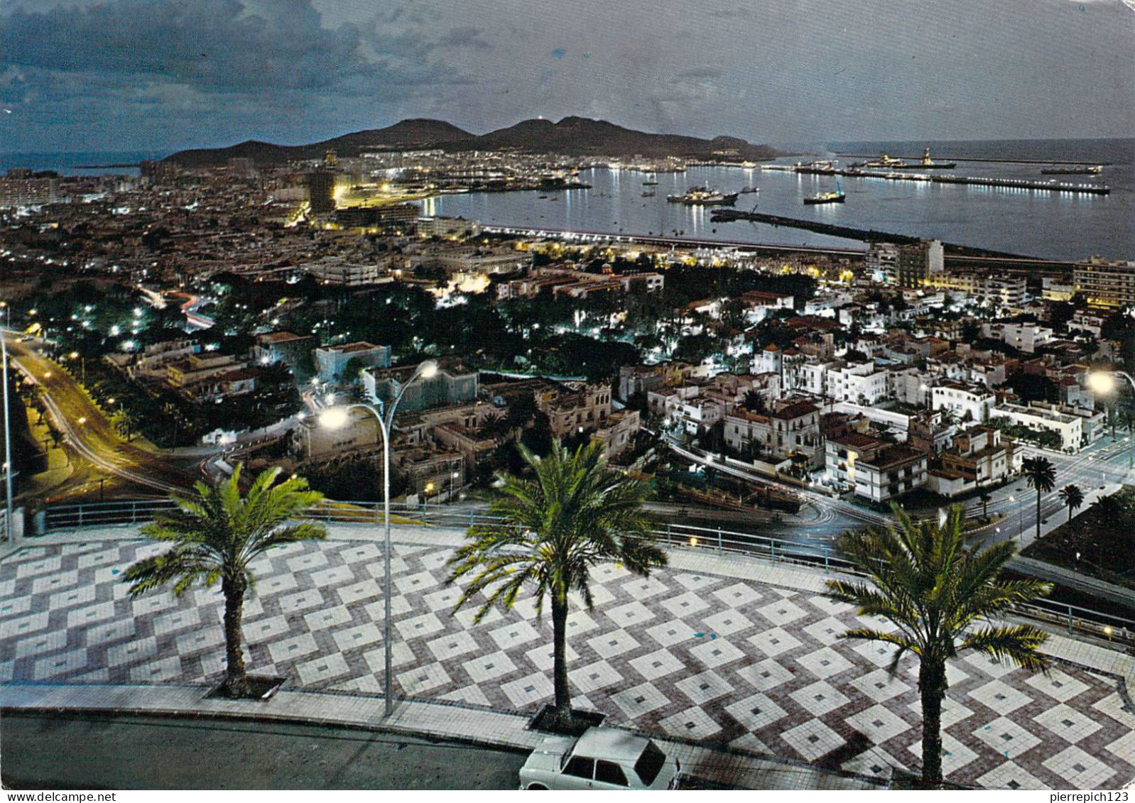 Las Palmas De Gran Canaria - Vue Panoramique Aérienne, La Nuit - La Palma