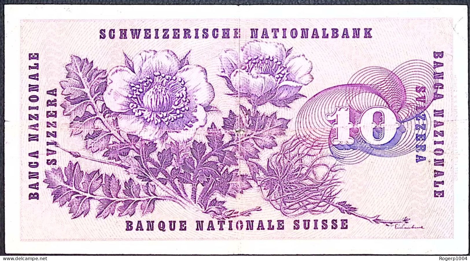 SUISSE/SWITZERLAND * 10 Francs * G. Keller * 07/02/1974* Etat/Grade TTB/VF - Switzerland