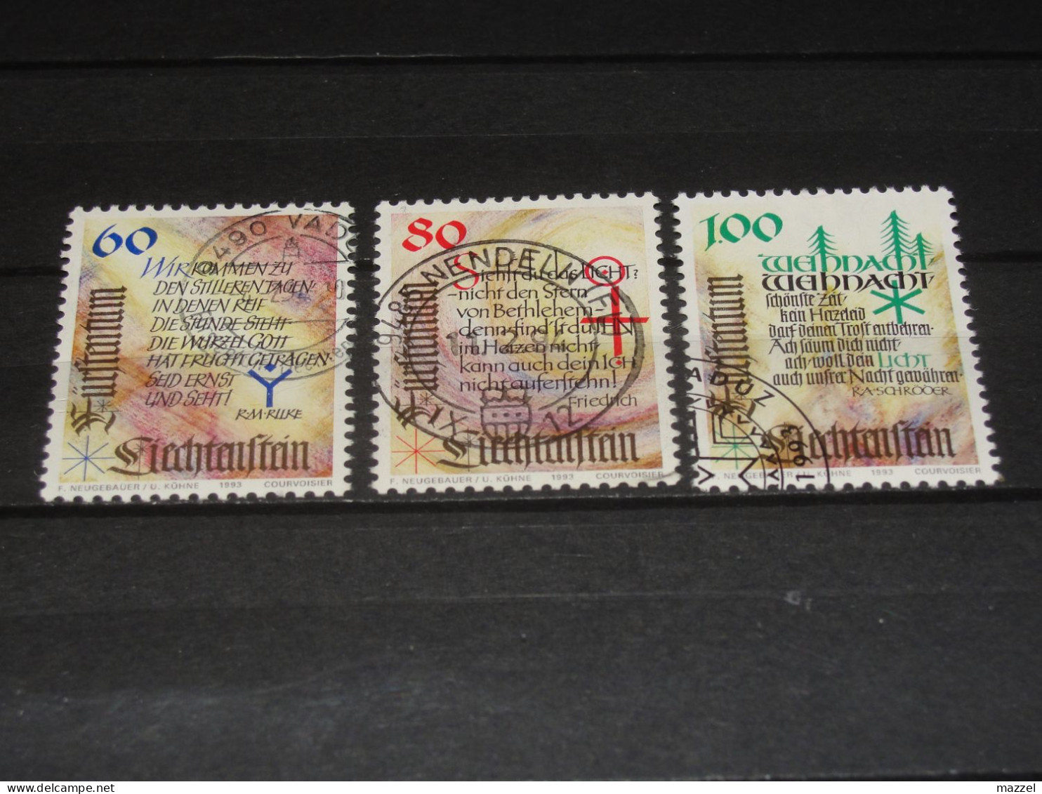 LIECHTENSTEIN   SERIE  1073-1075   GEBRUIKT (USED) - Usati