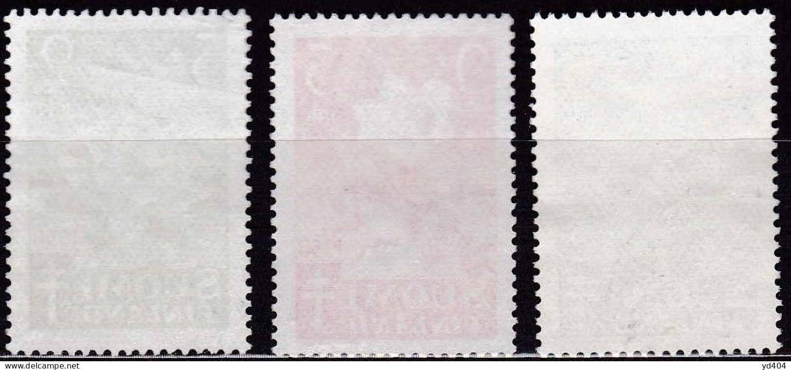 FI082 – FINLANDE – FINLAND – 1950 – ANTI-TUBERCULOSIS FUND – Y&T 368/70 USED 8,50 € - Oblitérés