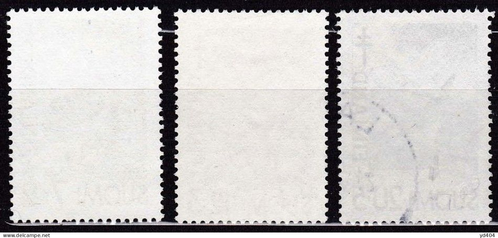 FI086 – FINLANDE – FINLAND – 1951 – ANTI-TUBERCULOSIS FUND – Y&T 379/81 USED 13,50 € - Usati