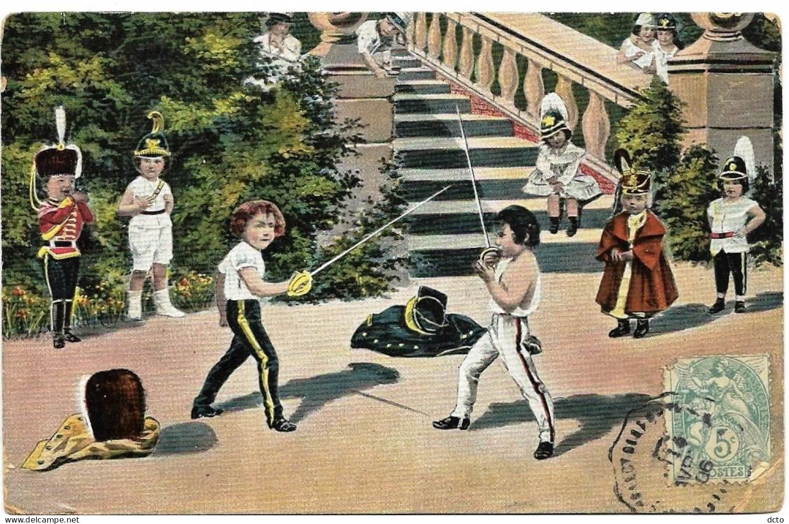 Bébés Multiples Militaires En Duel, Série 409 - Fencing