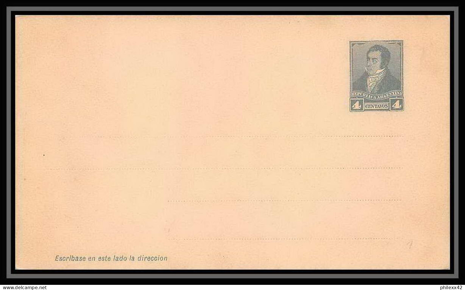 4166/ Argentine (Argentina) Entier Stationery Carte Postale (postcard) N°14 Neuf (mint) Tb - Ganzsachen