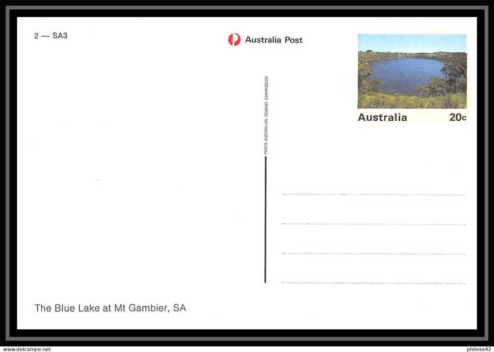 4677 animals 41 carte postale pre stamped postcards serie 2 + housse Australie australia Entier postal Stationery