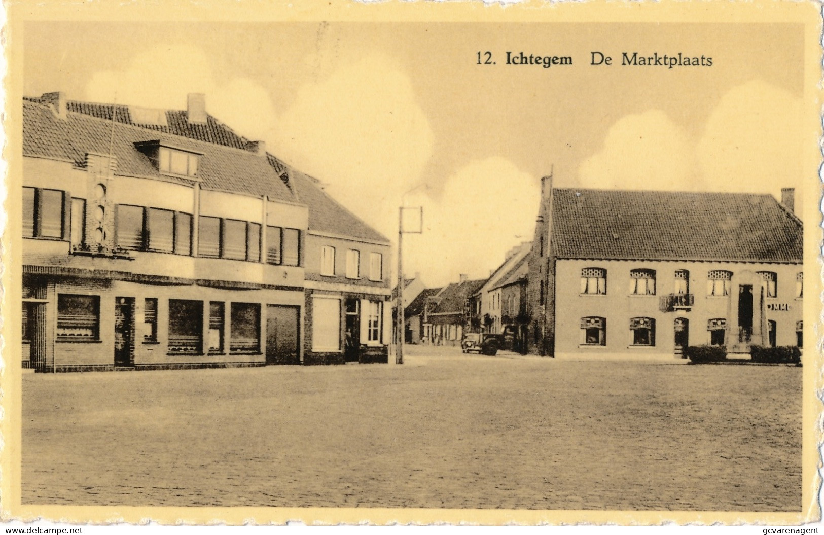 ICHTEGEM     DE MARKTPLAATS          2 SCANS - Ichtegem