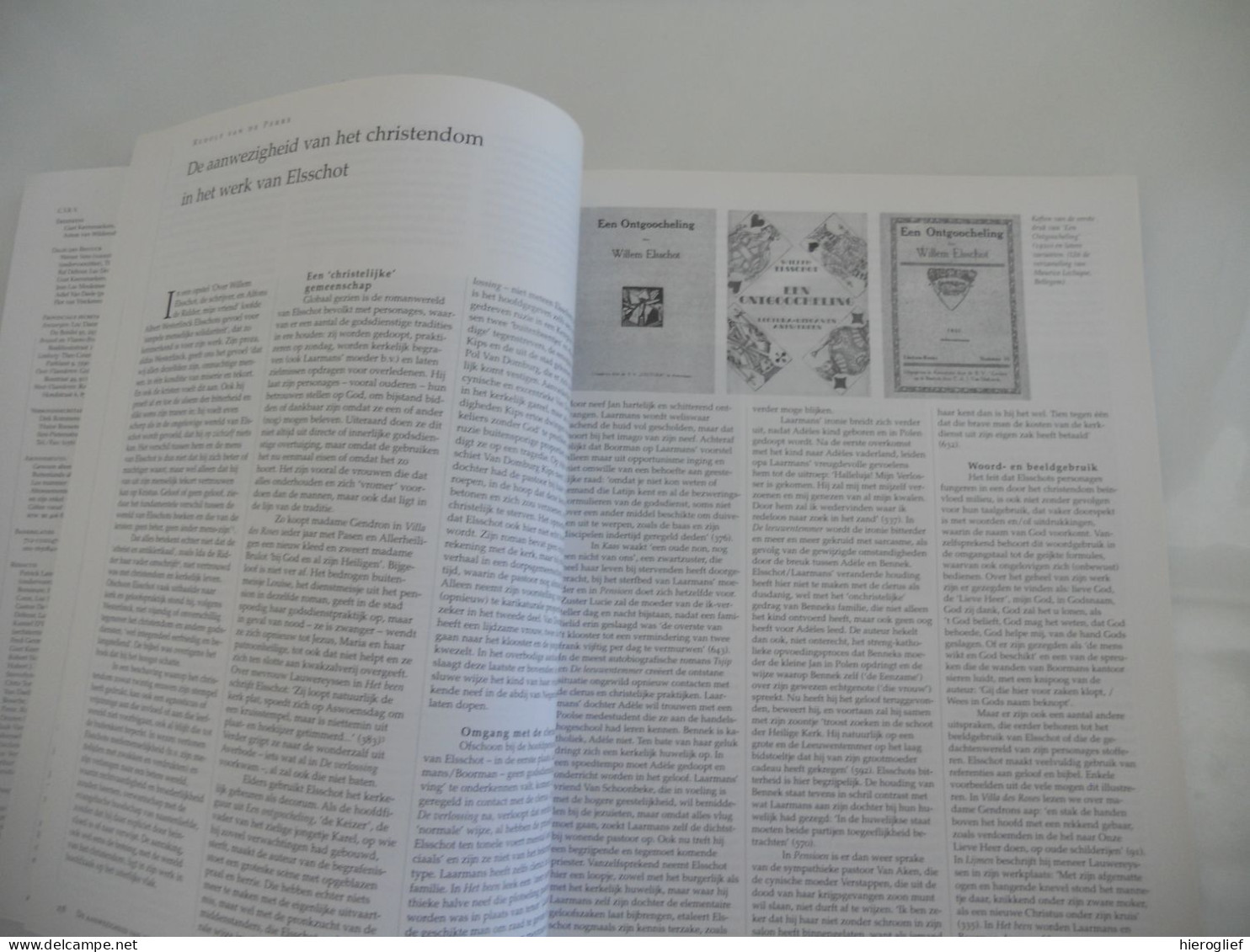 WILLEM ELSSCHOT Themanummer 263 Tijdschrift Vlaanderen 1996 Pseudoniem V Alphons De Ridder ° &+ Antwerpen Auteur Dichter - Geschiedenis