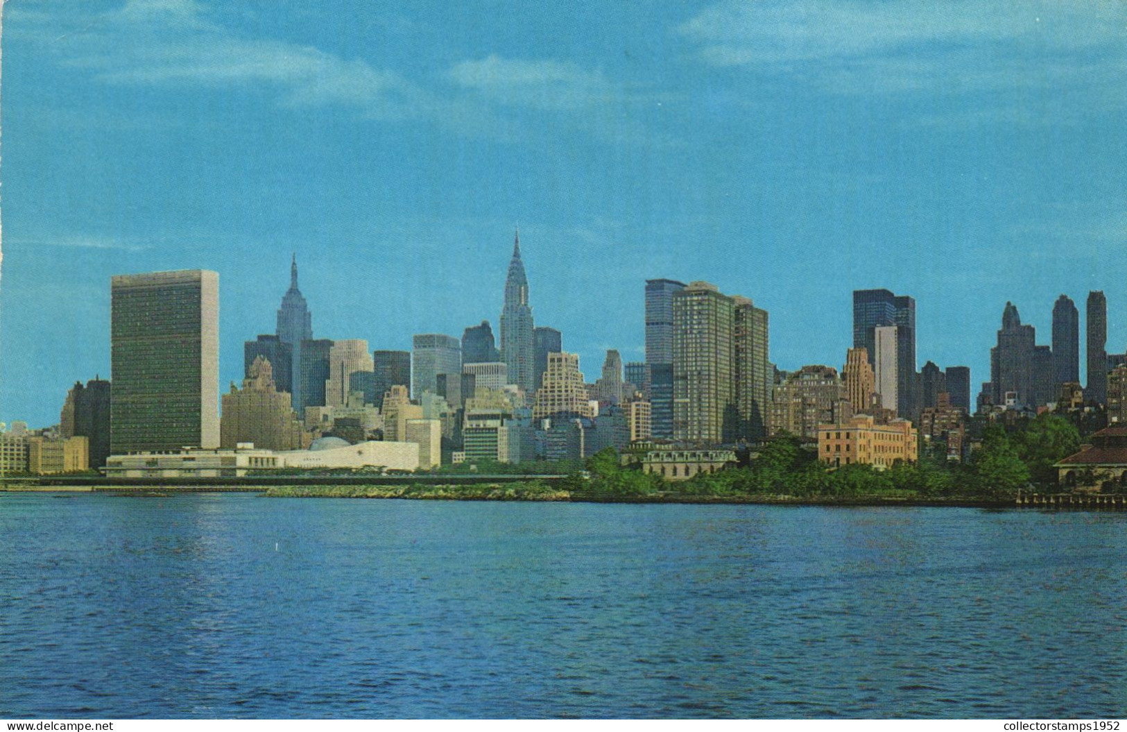 MANHATTAN, NEW YORK, SKYLINE, ARCHITECTURE, UNITED STATES, POSTCARD - Manhattan