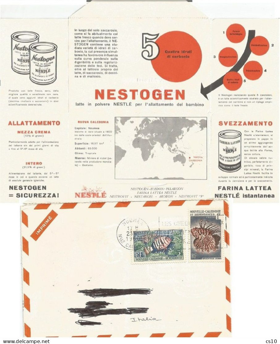 Dear Doctor Imprimé Nestlé NESTOGEN Nouvelle Caledonie Noumea 23aug1960 - Lettres & Documents