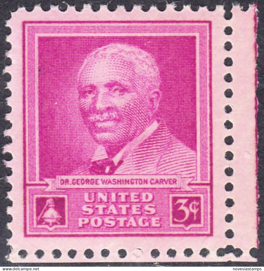 !a! USA Sc# 0953 MNH SINGLE W/ Right & Left Margins - George Washington Carver - Nuevos