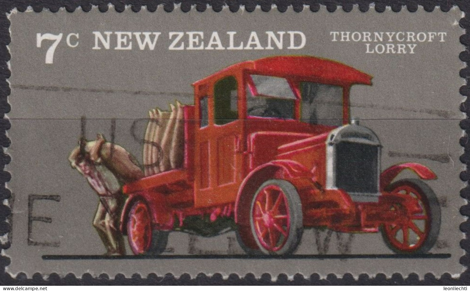 1976 Neuseeland ° Mi:NZ 682, Sn:NZ 599, Yt:NZ 660, Lorry, Vintage Farm Transport - Usati