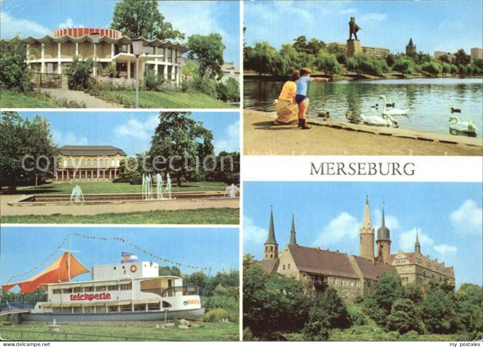 72548133 Merseburg Saale Schloss Dom Schlossgarten Restaurant Teichperle Mersebu - Merseburg