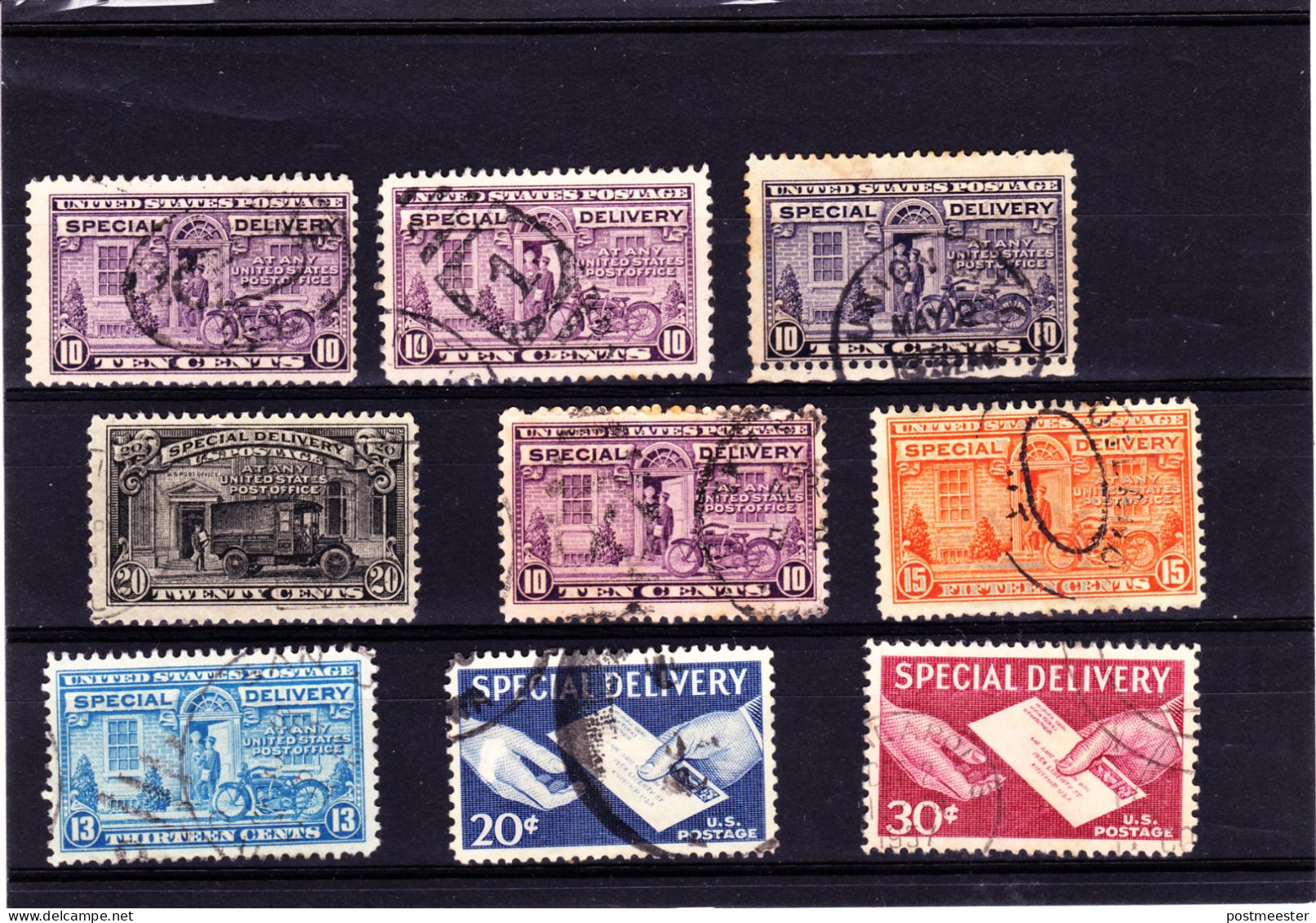 USA Special Delivery Stamps Tussen 1927 En 1954: Gestempeld - Used - Express & Einschreiben