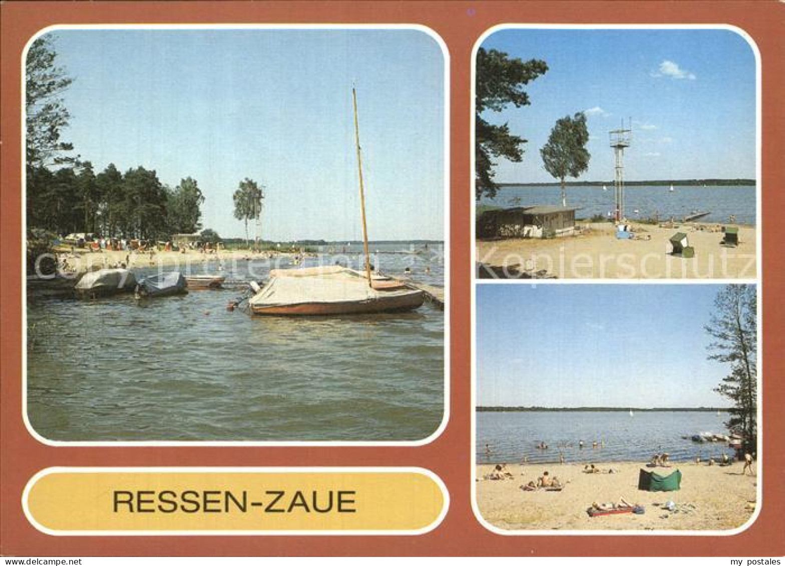 72547349 Ressen-Zaue Schwielochsee Bootsliegeplatz Strand Ressen-Zaue - Goyatz