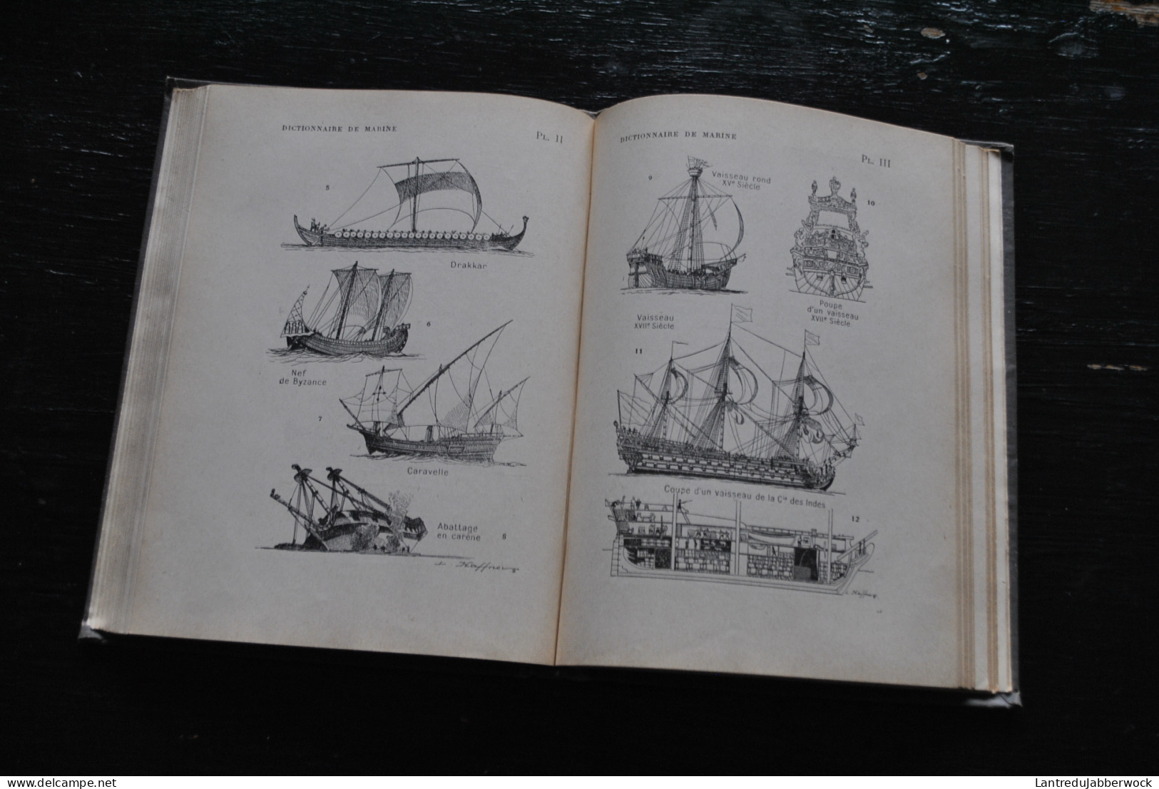 R. GRUSS Petit Dictionnaire De Marine + 80 Planches Société D'éditions Géographiques Maritimes Et Coloniales 1943 - Boats