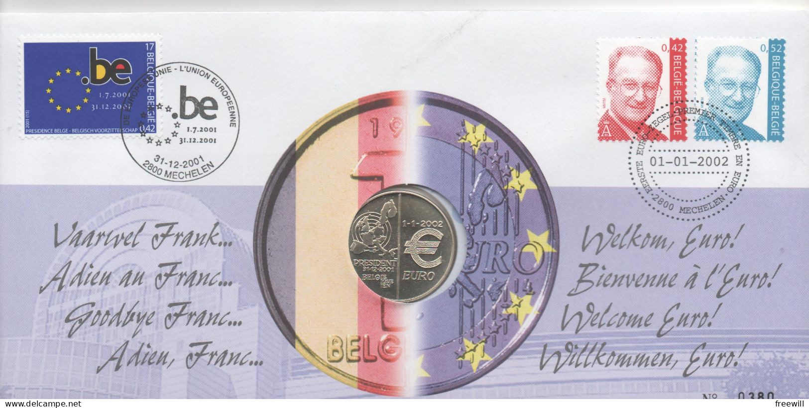 Bienvenue à L' Euro -Welkom Euro - Numisletter