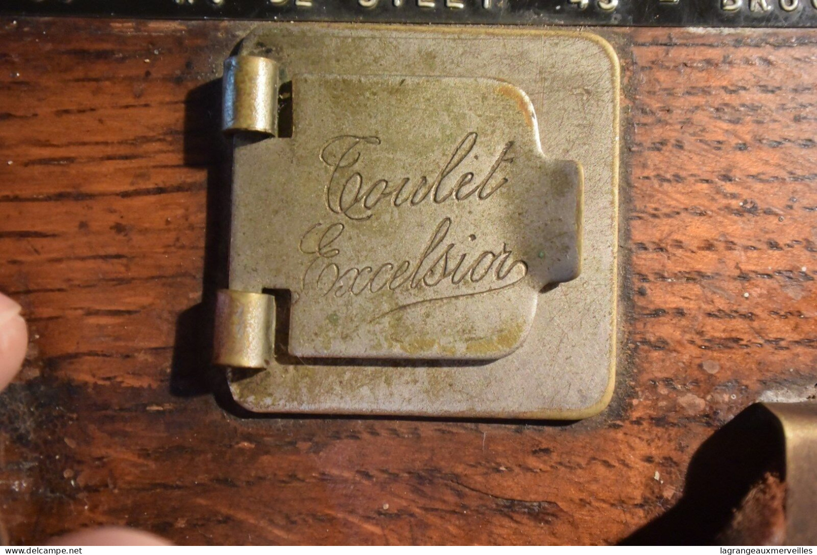 C42 Ancien Appareil Constateur Colombophile Toulet Excelsior Firma Van Bael - Strumenti Antichi