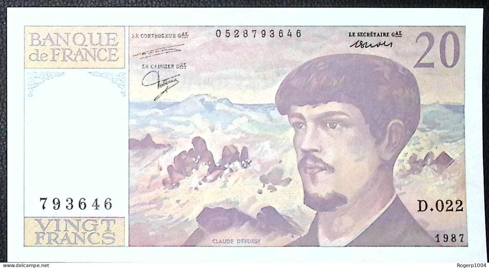 FRANCE * 20 Francs * Debussy * 1987 * Fay 66.08 * Etat/Grade NEUF/UNC - 20 F 1980-1997 ''Debussy''