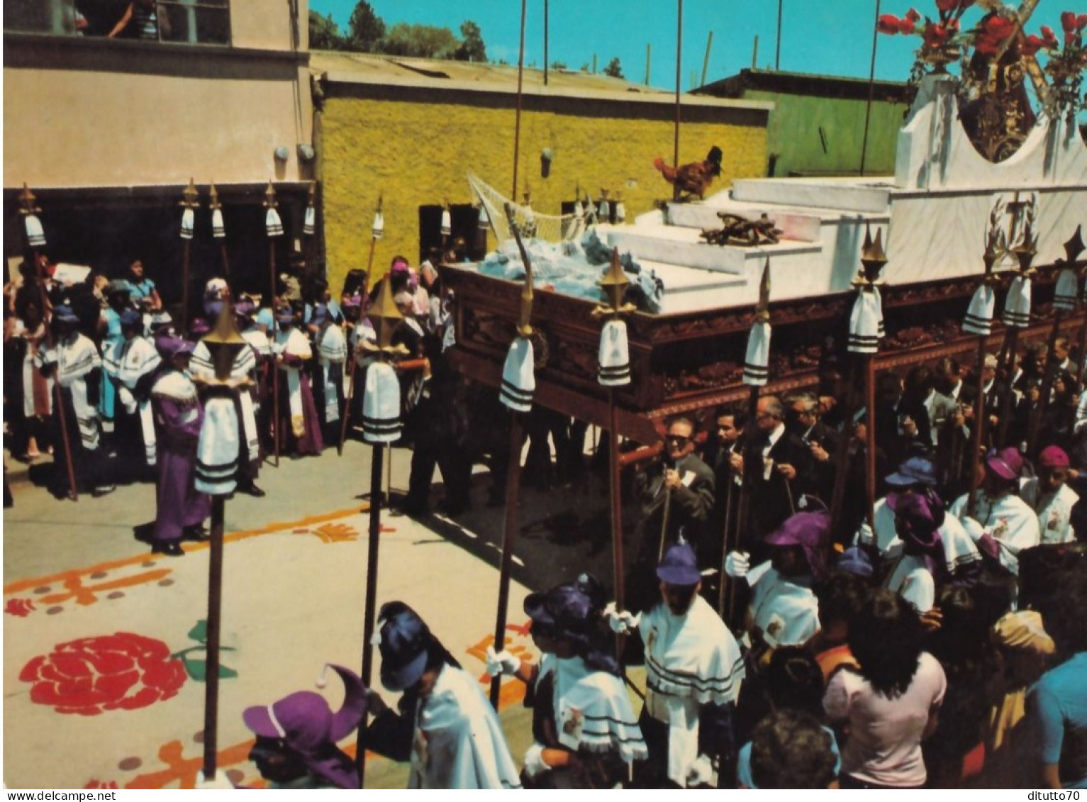 Guatemala C.a. Procesion En Samana Santa Antigua - Formato Grande Viaggiata – FE390 - Guatemala