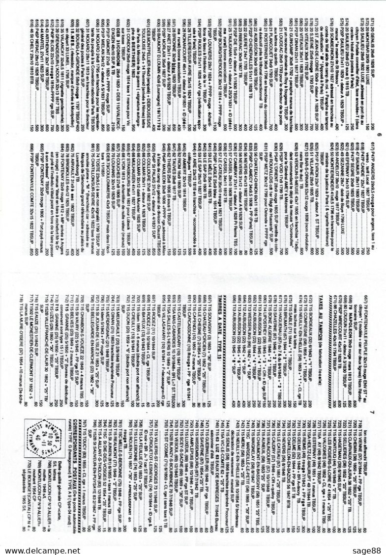 Lot De 112 Fascicules De La Poste Aux Lettres De POTHION. Seule Proposition Sur Delcampe. Lot Rare - Oblitérations