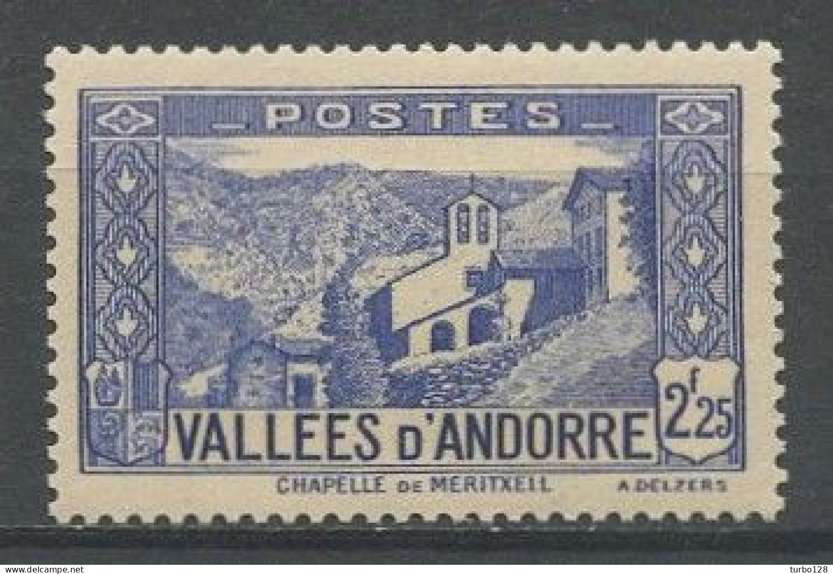 ANDORRE 1937 N° 84 ** Neuf MNH Superbe C 20 € Chapelle De Notre-Dame De Meritxell - Nuevos