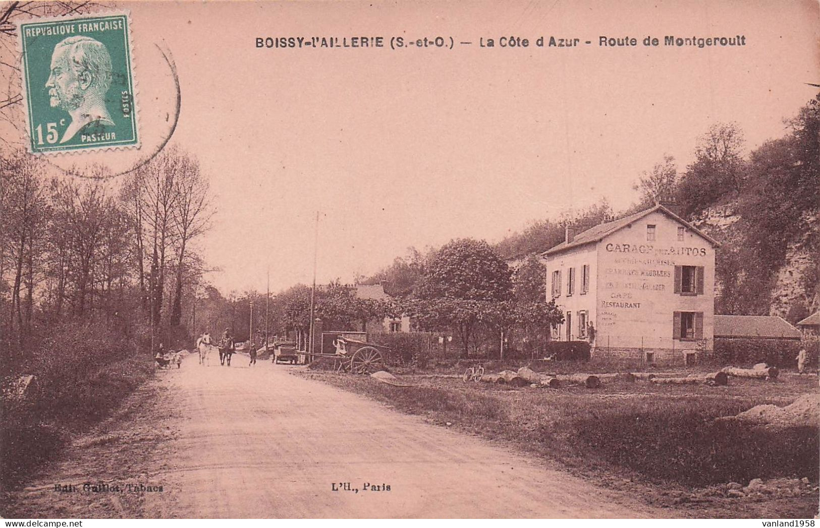 BOISSY L'AILLERIE-la Côte D'azur Route De Montgeroult - Boissy-l'Aillerie