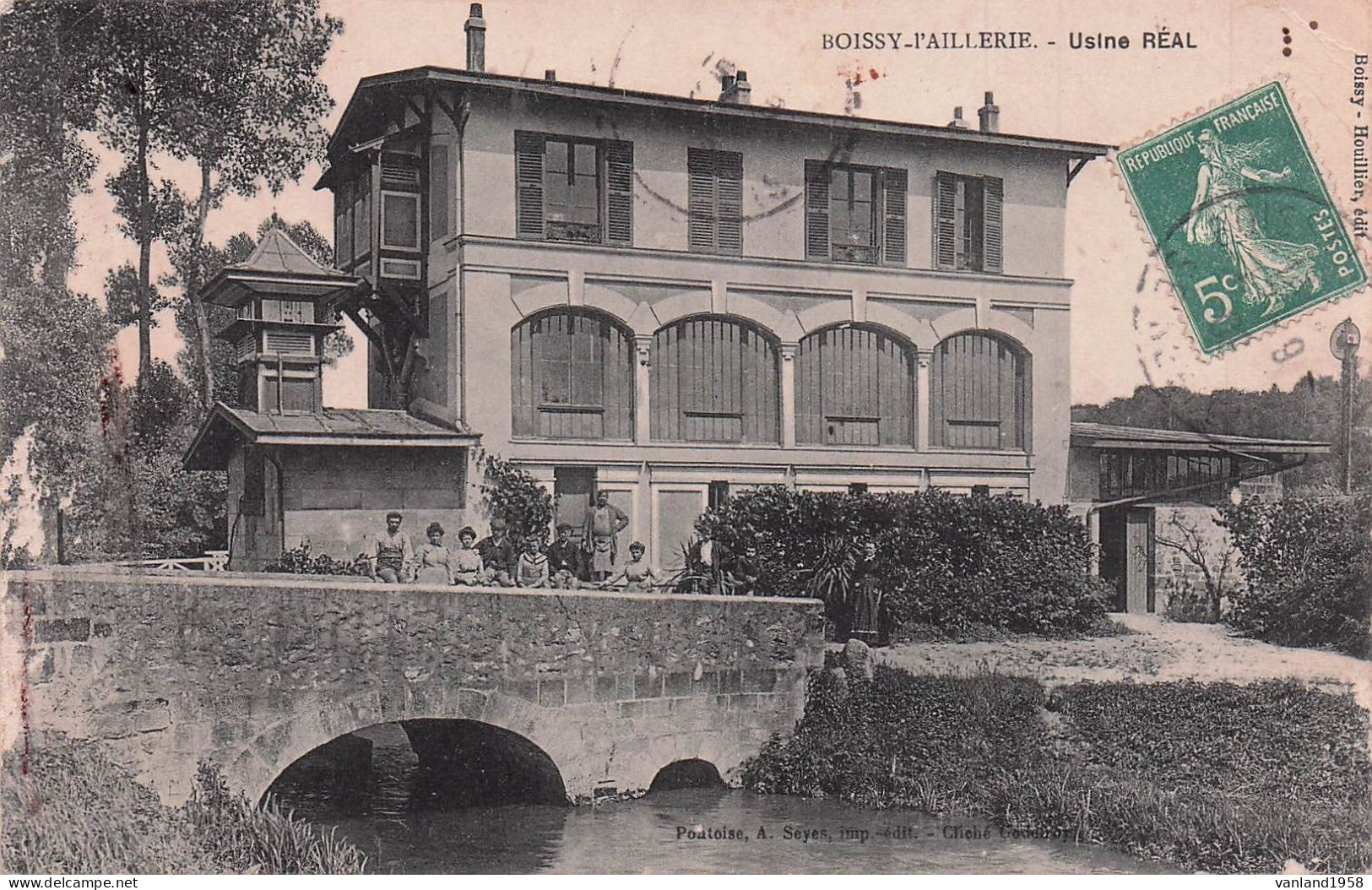 BOISSY L'AILLERIE-l'usine Réal - Boissy-l'Aillerie