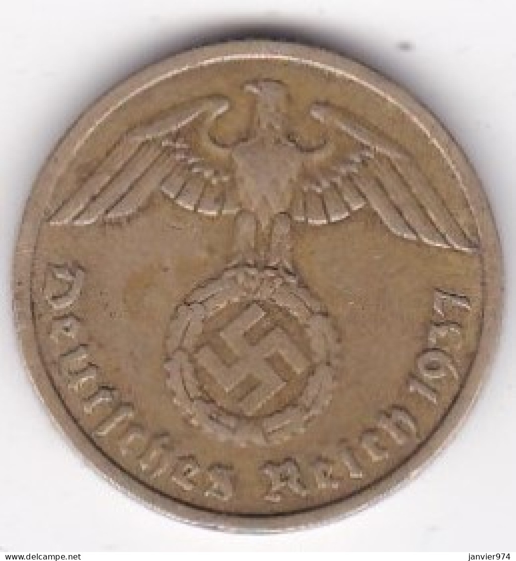 10 Reichspfennig 1937 A BERLIN. Bronze-aluminium - 10 Reichspfennig
