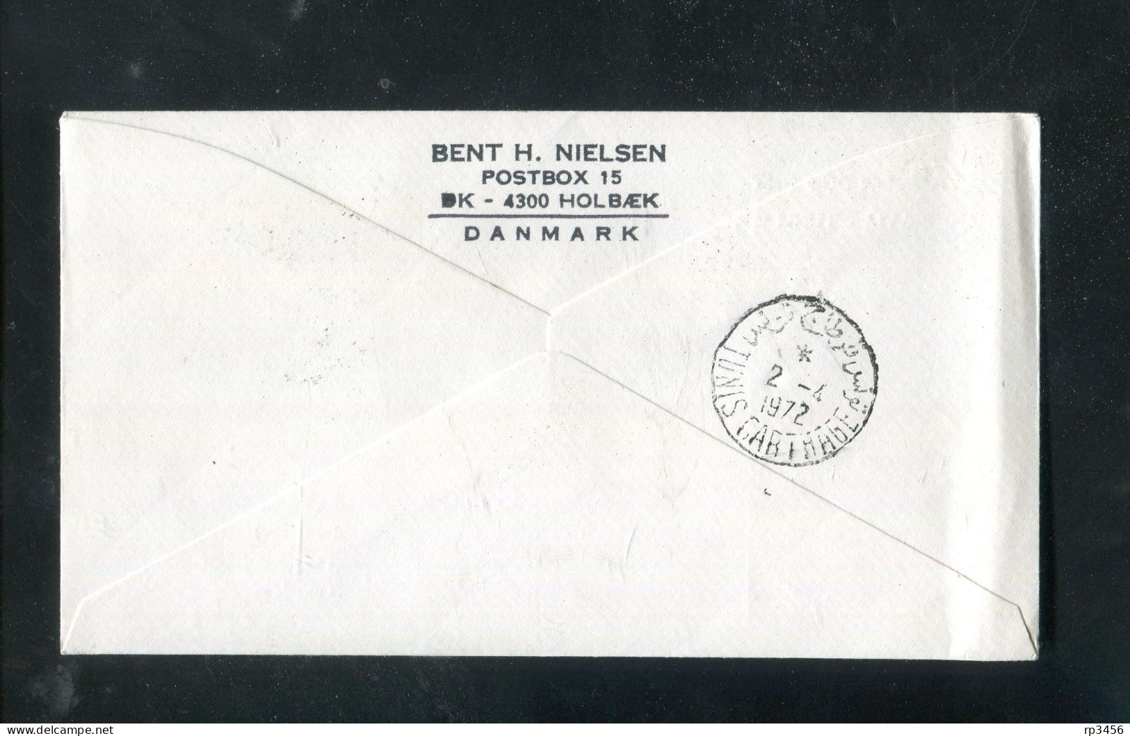 "DAENEMARK" 1972, SAS-Erstflugbrief Mit DC 9 "Kopenhagen-Tunis" (80019) - Luftpost