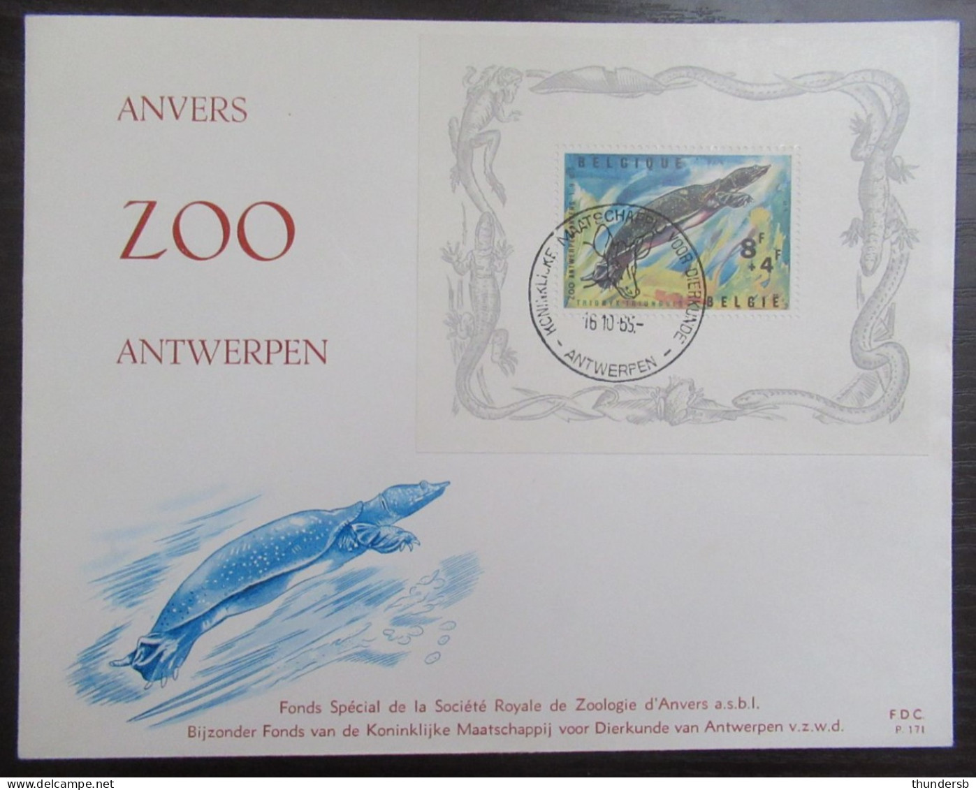 FDC BL39 'Zoo Antwerpen' - 1961-1970