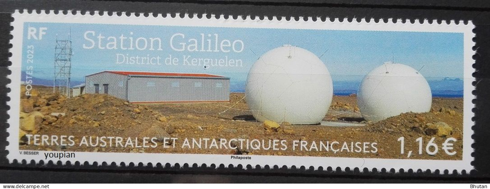 French Antarctic Territories 2023, Galileo Sensor Station - Kerguelen, MNH Single Stamp - Neufs