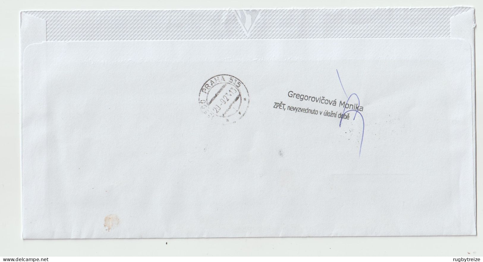 7566 Lettre Cover 2023 CESKA REPUBLIKA REPUBLIQUE TCHEQUE RECOMMANDE REGISTERED NPAI RTS RETURN TO SENDER - Covers & Documents