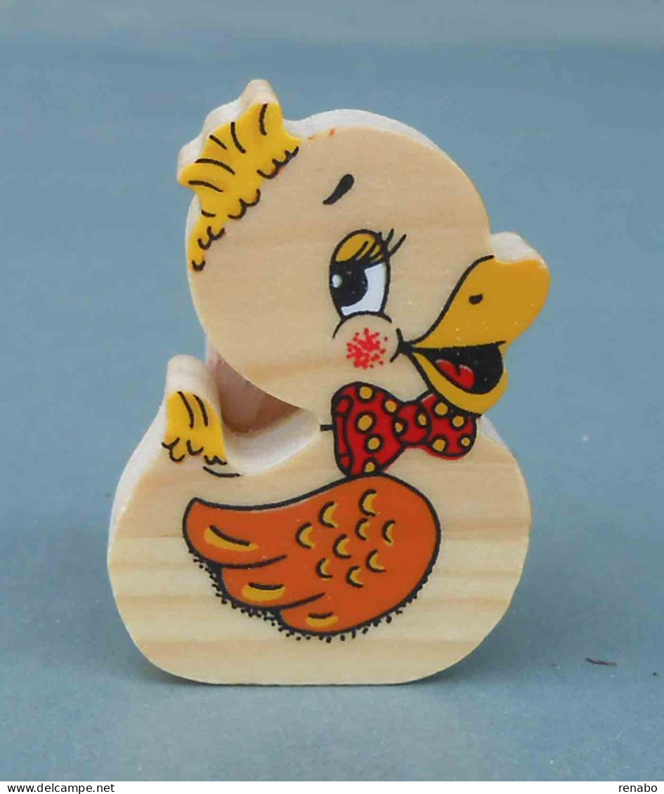 Paperella In Legno, Wooden Duckie. Made In Italy. Temperamatite, Pencil-Sharpener, Taille Crayon, Anspitzer. - Oiseaux - Canards