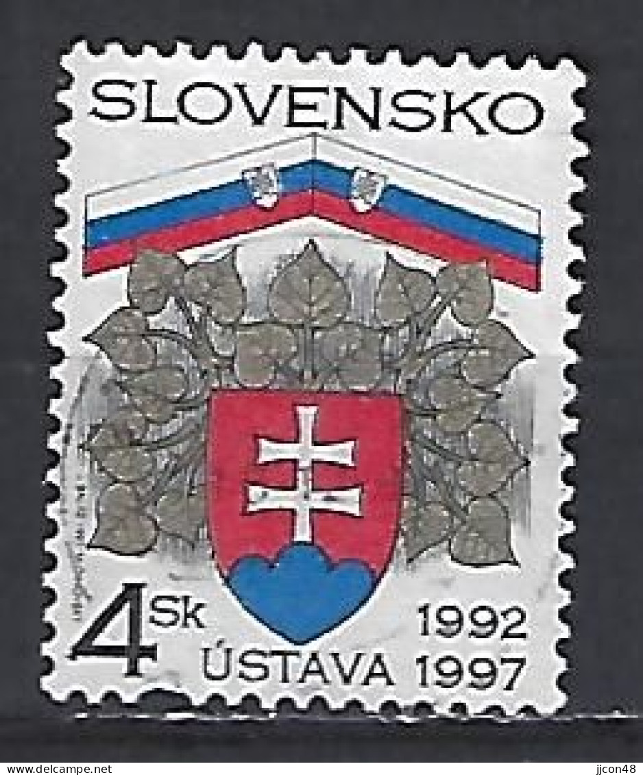 Slovakia 1997  5th Ann.of New Constitution (o) Mi.287 - Gebruikt