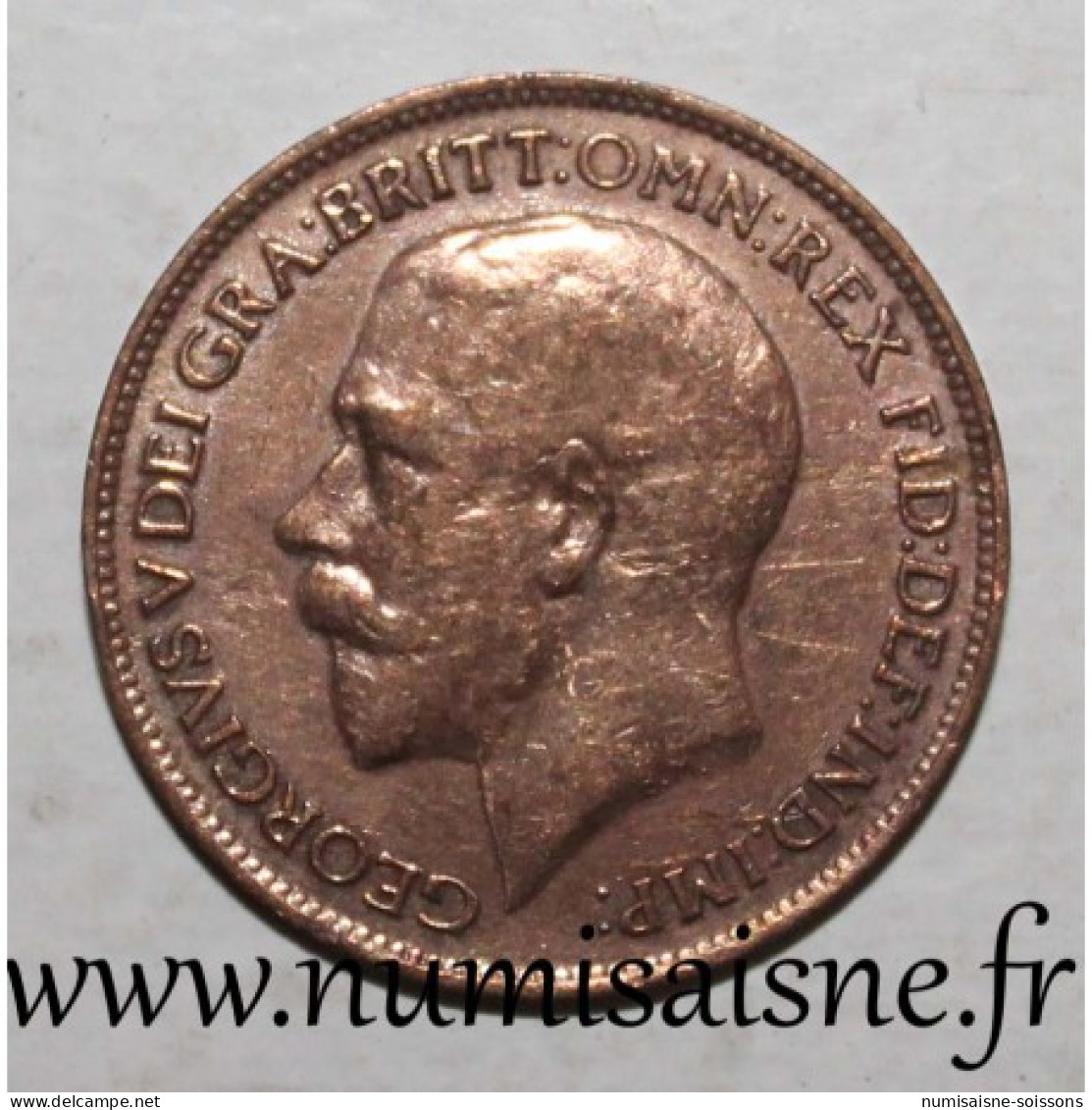 GRANDE BRETAGNE - KM 808 - 1 FARTHING 1920 - GEORGE V - TB - Sonstige & Ohne Zuordnung