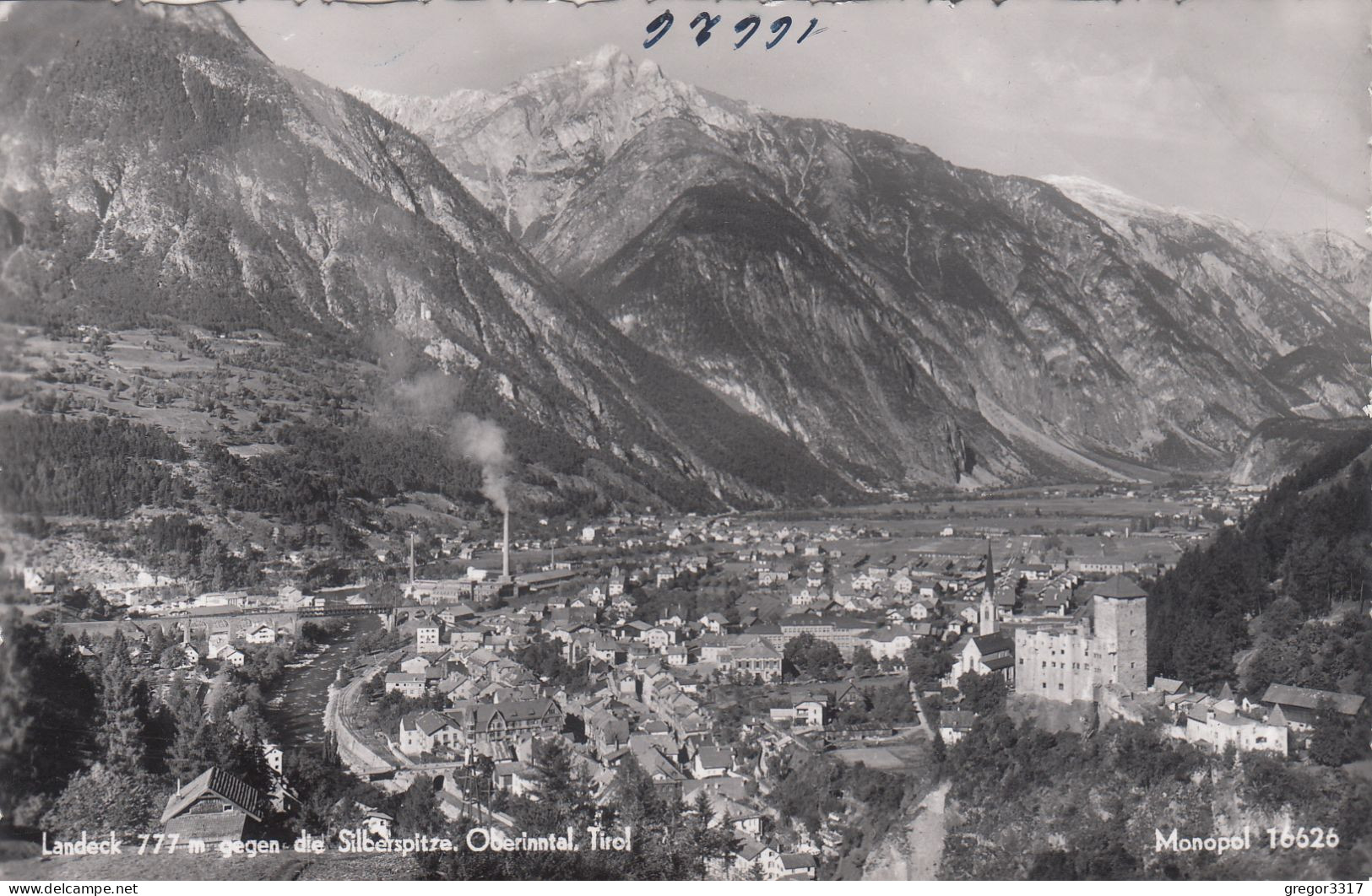 E4169) LANDECK Gegen Die Silberspitze - Oberinntal - Tirol S/W FOTO AK - Landeck