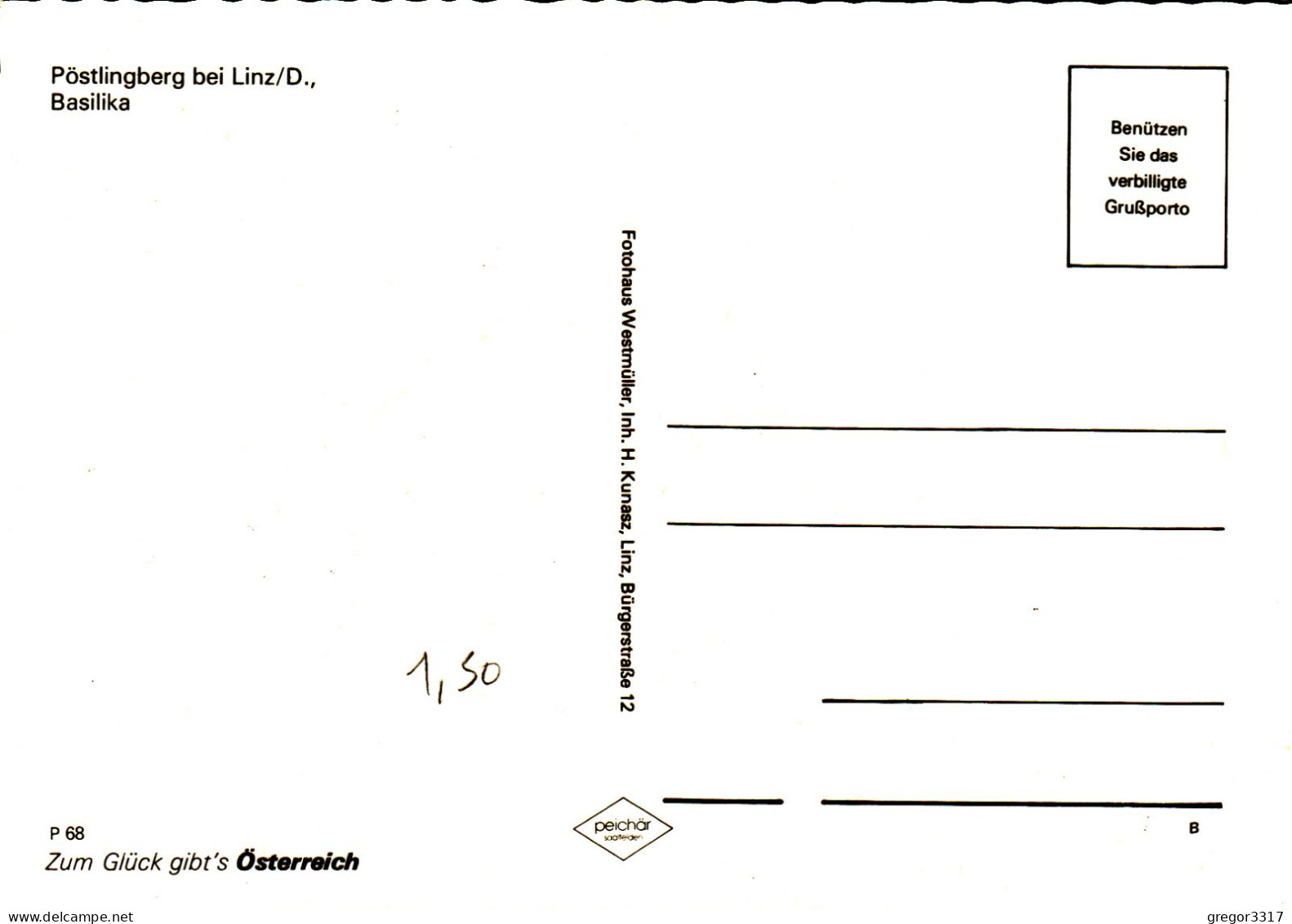 E4199) PÖSTLINGBERG Bei LINZ - Basilika Straße U. Häuser - Linz Pöstlingberg