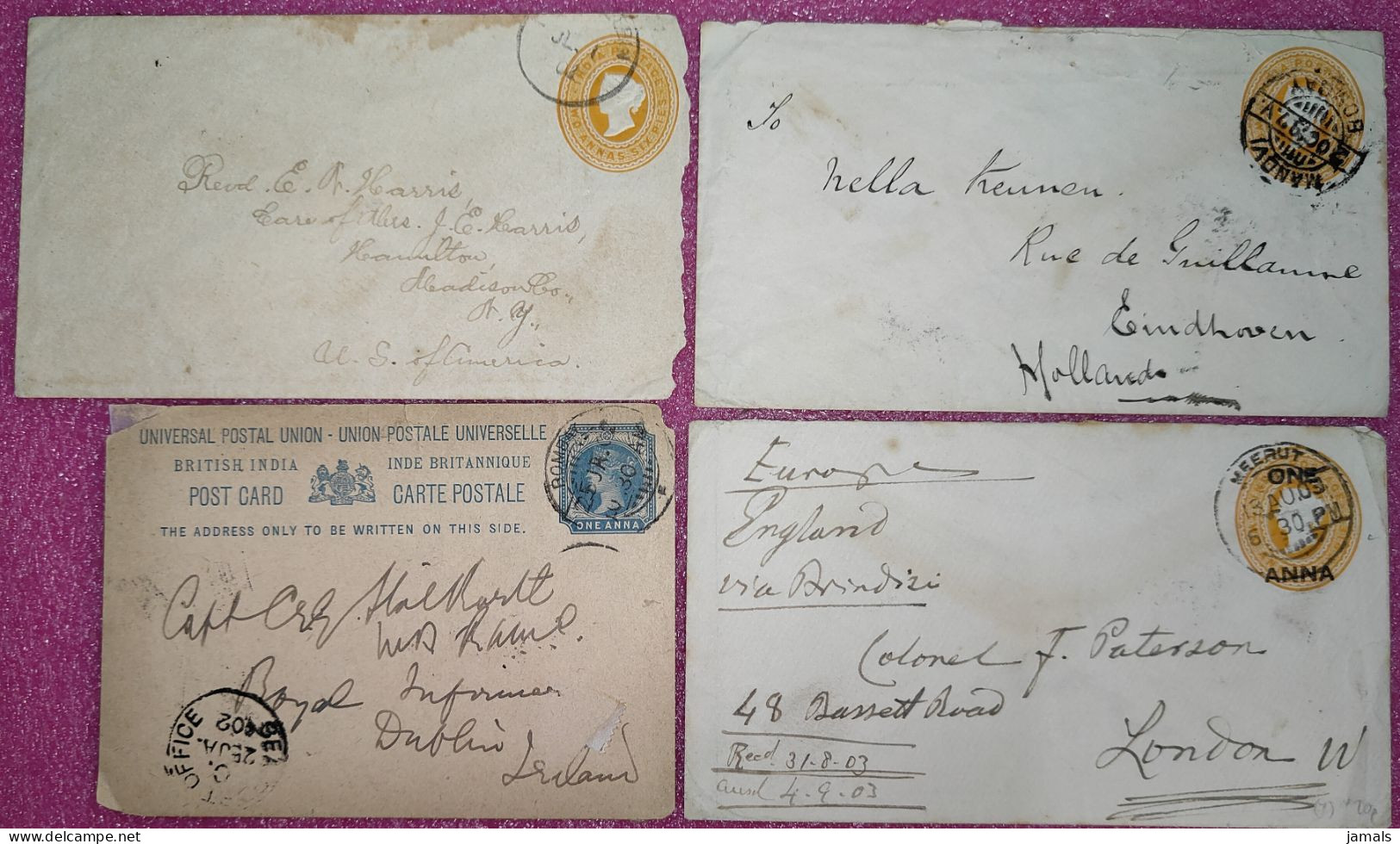 Br Queen Victoria Postal Stationery Envelope - 1882-1901 Imperium