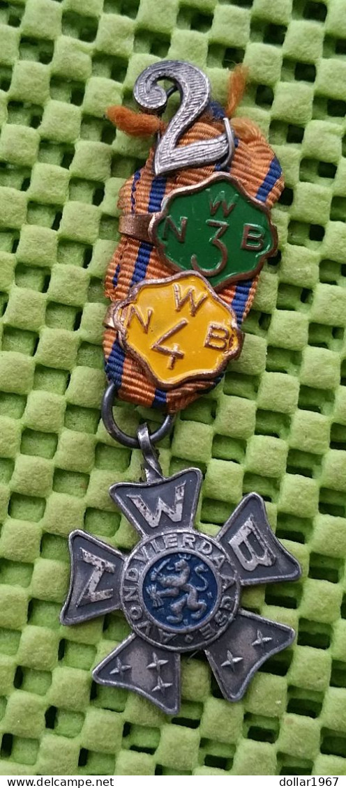 Medaille -  -N. W.B. Avondvierdaagse 2-3-4 .-  Original Foto  !! Medallion  Dutch - Other & Unclassified