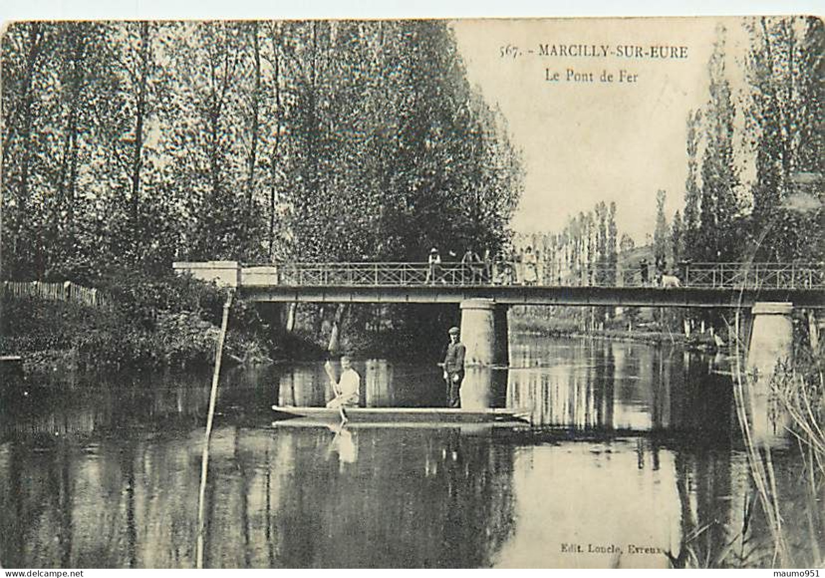 27 MARCILLY SUR EURE - LE PONT DE FER - Marcilly-sur-Eure