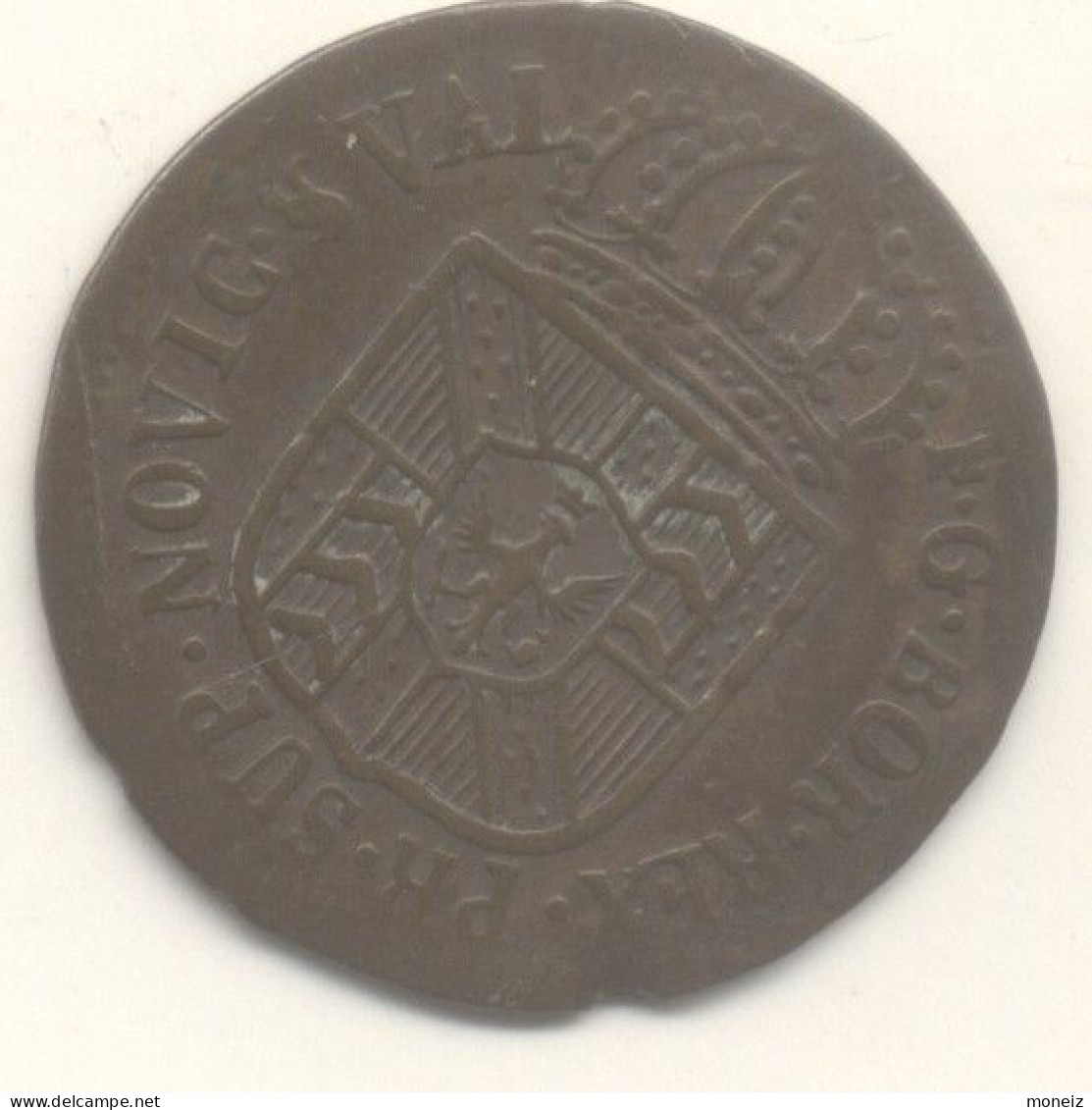 Suisse ½ Batzen - Frédéric-Guillaume II 1789 - Kings Of Prussia