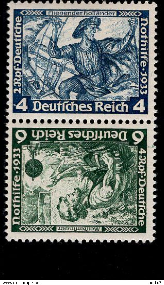 Deutsches Reich SK 19 Wagner MNH Postfrisch ** Neuf - Booklets & Se-tenant