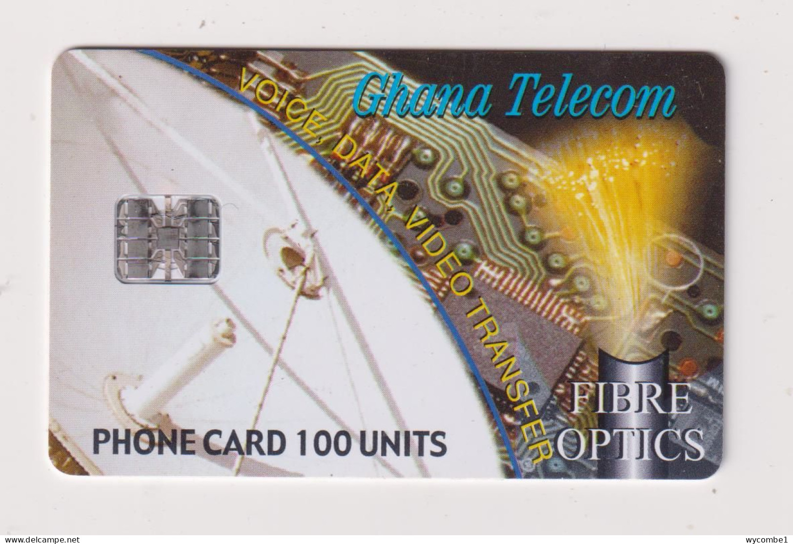 GHANA - Fibre Optics  Chip Phonecard - Ghana