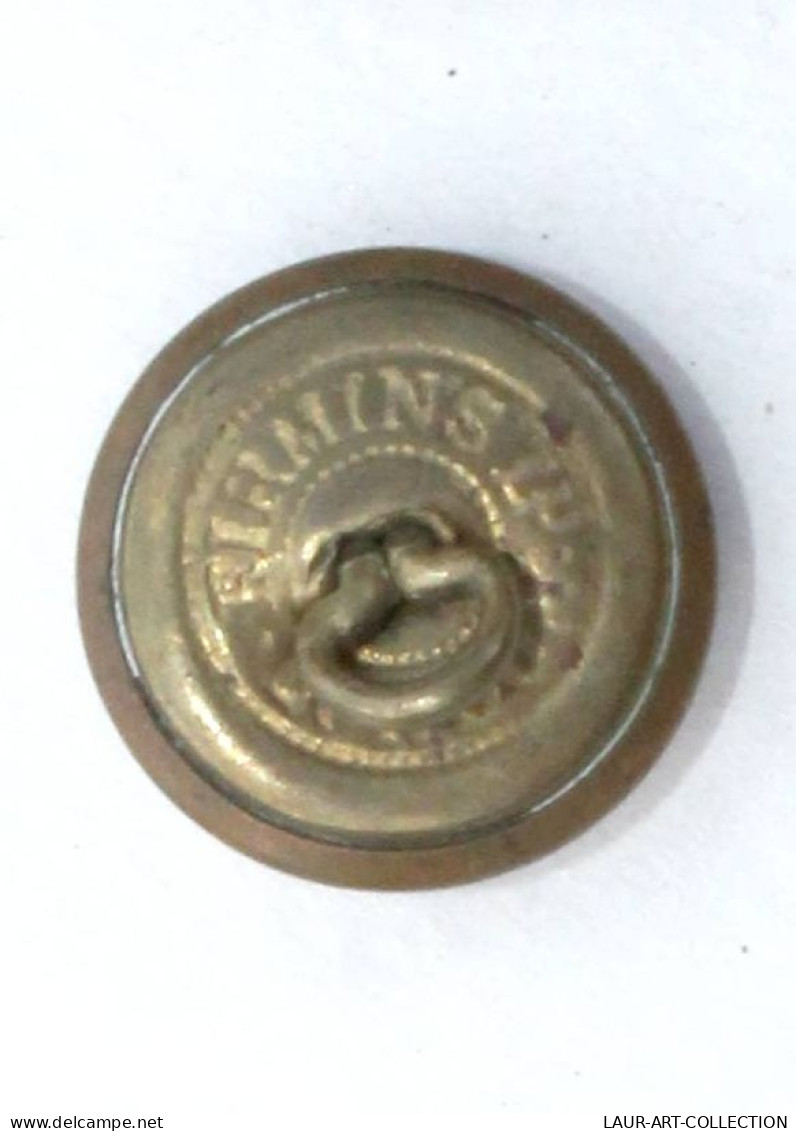 BOUTON MILITAIRE ANGLAIS - DEVONSHIRE REGIMENT UK 1901-52 ARMEE TROUPE WWII 18mm / ANTIQUE BUTTON ENGLAND   (2203.349) - Knoppen