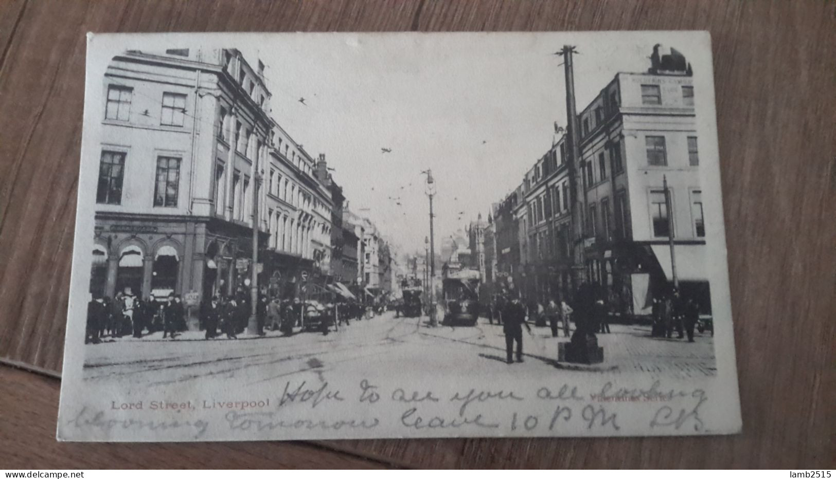 Cp ANGLETERRE  LIVERPOOL  Lord Street - Sonstige & Ohne Zuordnung