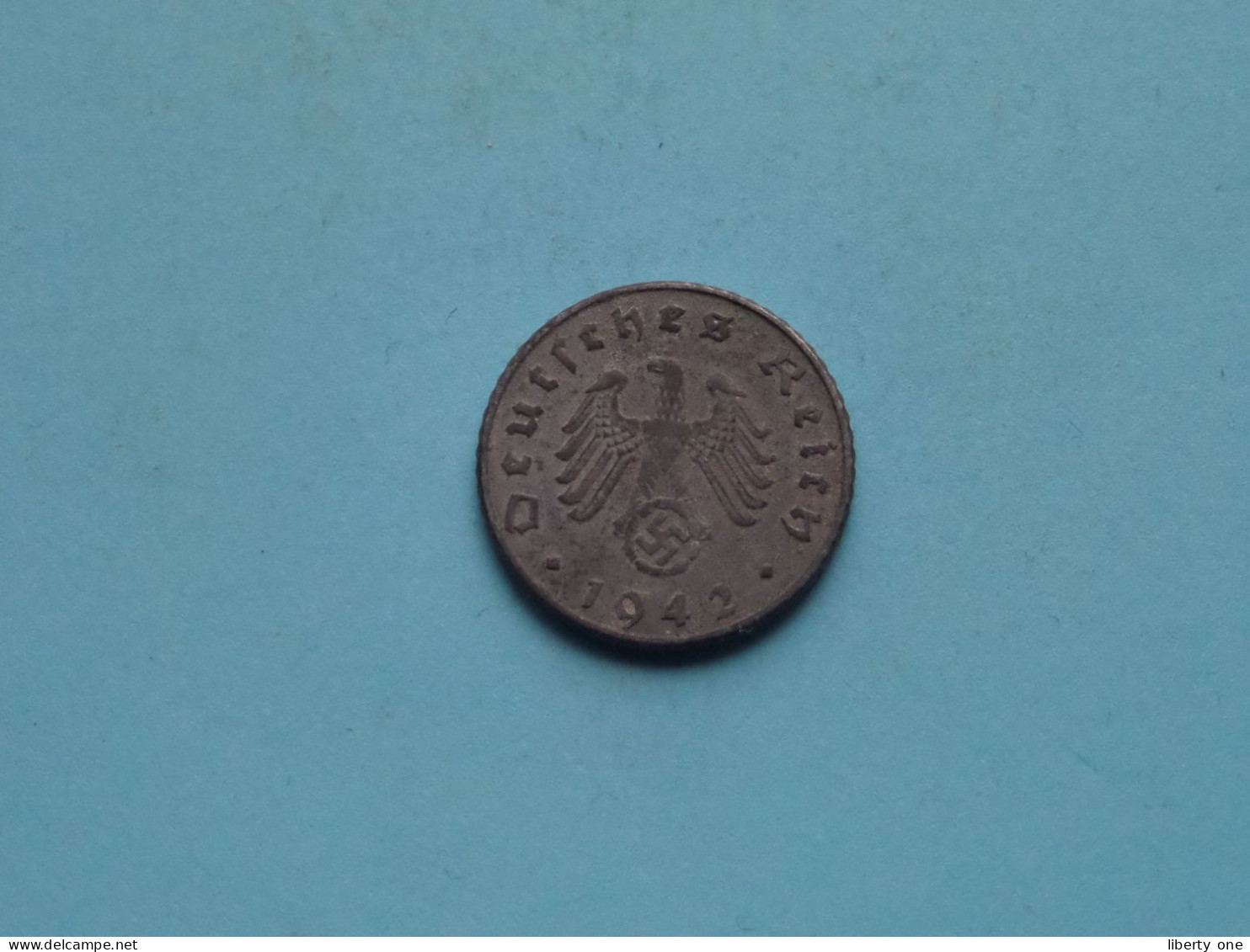 1942 F > 5 Reichspfennig ( Zie/voir SCANS Voor Detail ) >> ( Uncleaned ) ! - 5 Reichspfennig