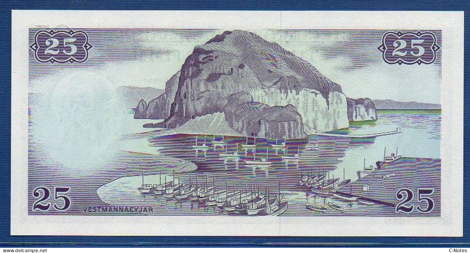 ICELAND - P.39 – 25 Krónur L. 21.06.1957 UNC, S/n C1966244 - Islande