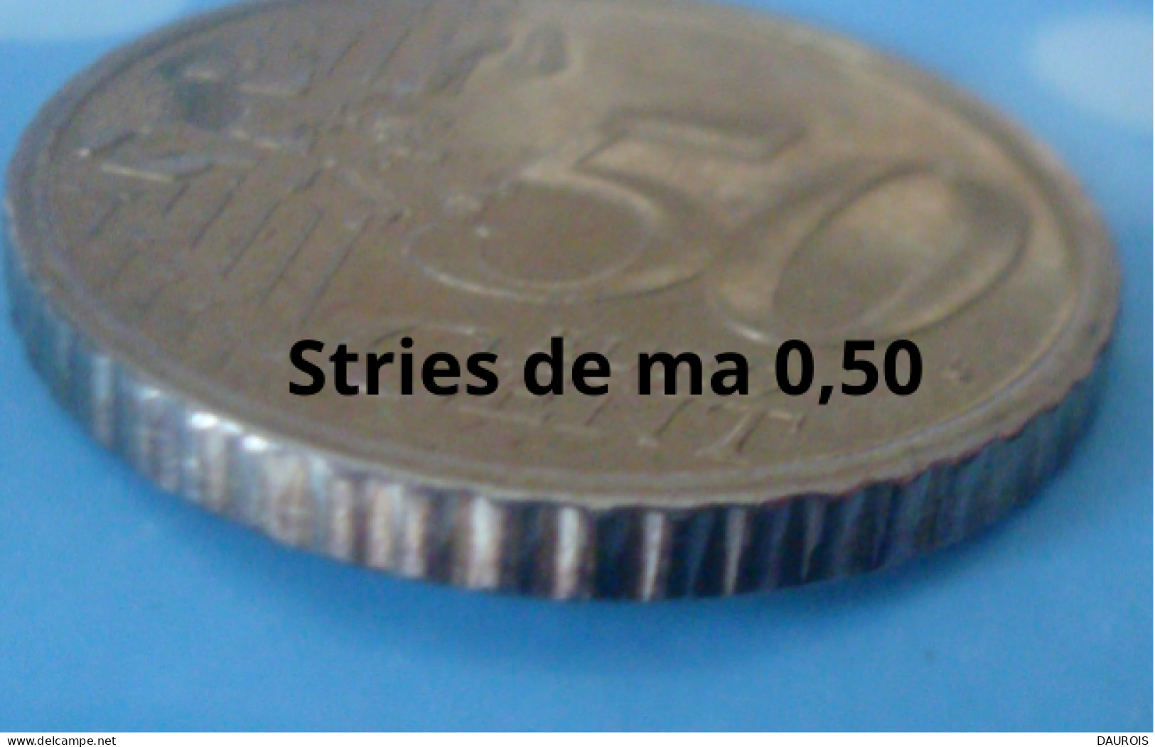 Erreur De Stries Sur Cette 0,50 Cent Euro Portugal 2002 - Portugal