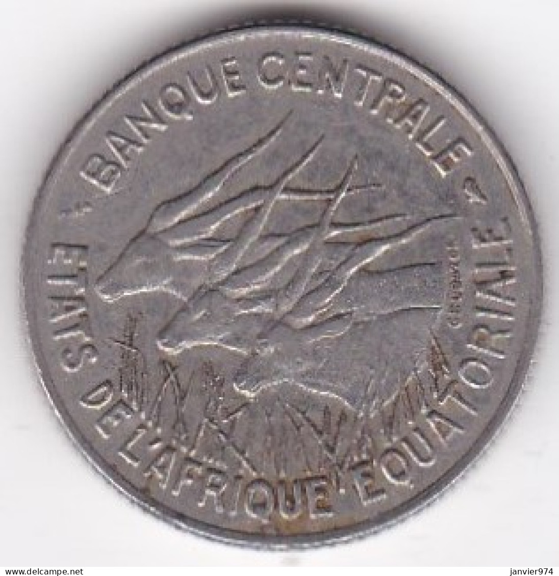 Etats De L'Afrique Equatoriale Banque Centrale. 100 Francs 1968 .en Nickel,  KM# 5 - Sonstige – Afrika